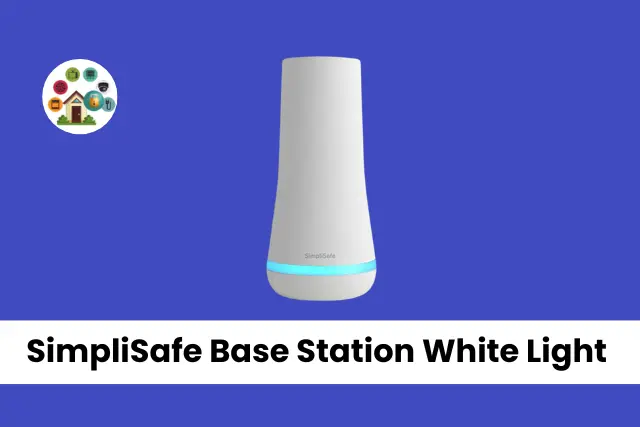 SimpliSafe Base Station White Light Teach Heaven Home