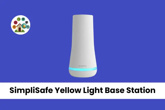 SimpliSafe Yellow Light Base Station Teach Heaven Home