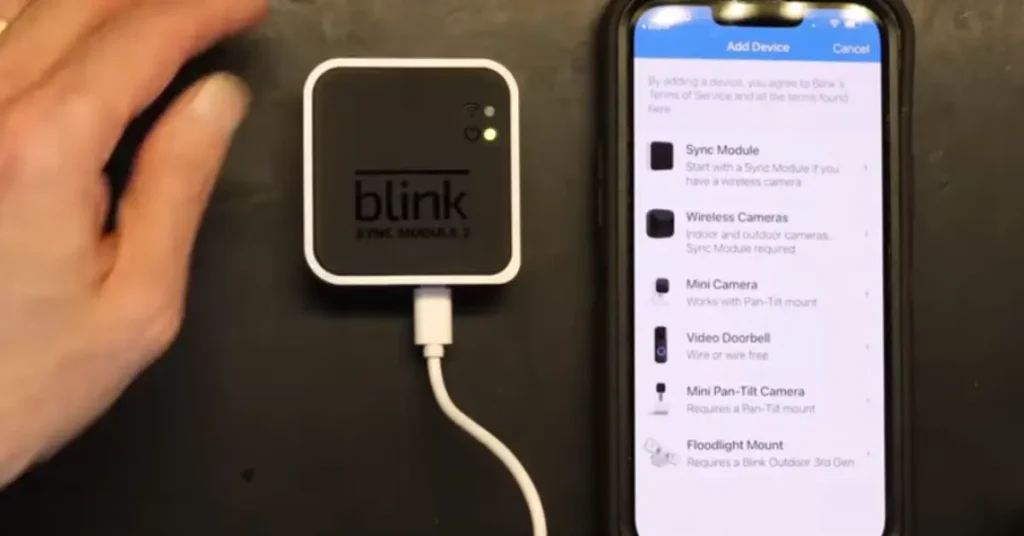 reset the blink camera and sync module tech heaven home